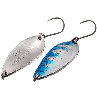 Микроклатушка за пъстърва и костур Yarie First Order 3.6 г, цвят Silver A7