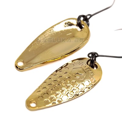 Микроклатушка за пъстърва Yarie Ringo Midi 2 г, Hammered, BS1