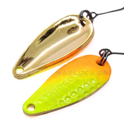 Микроклатушка за пъстърва Yarie Ringo Midi 2 г, Hammered, BS3