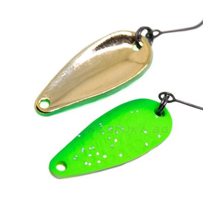 Микроклатушка за пъстърва Yarie Ringo Midi 2 г, Hammered, BS4