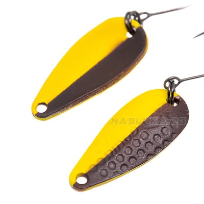 Микроклатушка за пъстърва Yarie Ringo Midi 2 г, Hammered, E70