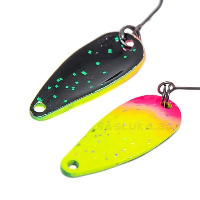 Микроклатушка за пъстърва Yarie Ringo Midi 2 г, Hammered, E74