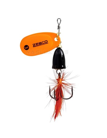 Блесна Zebco Trophy Z-Vibe Fly Black-Silver-Orange