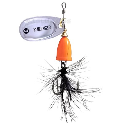 Блесна Zebco Trophy Z-Vibe Fly Orange Silver