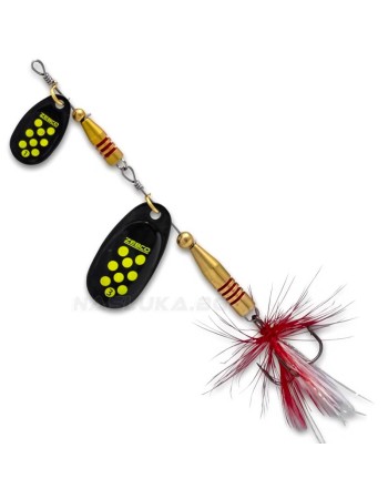 Двойна блесна Zebco Z-Tandem Black Yellow Dots