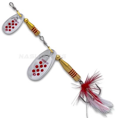 Двойна блесна Zebco Z-Tandem Silver Red Dots