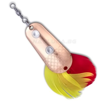 Незацепваща клатушка Zebco Trophy Z-Weedless Slide, цвят Copper/Red