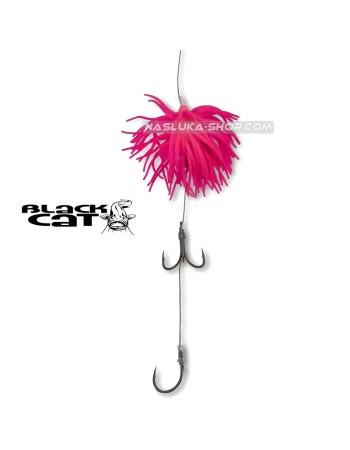 Тийзър за сом Black Cat Real Worm Teaser, Pink