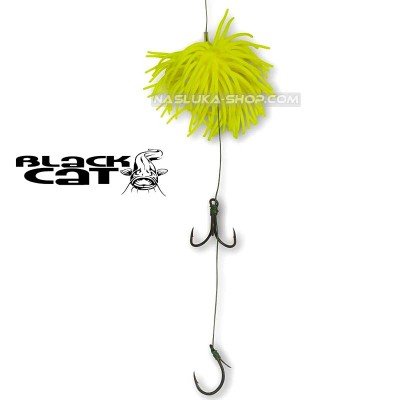 Тийзър за сом Black Cat Real Worm Teaser, Yellow