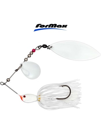 Примамка-спинербайт ForMax Attack Spinnerbait, White