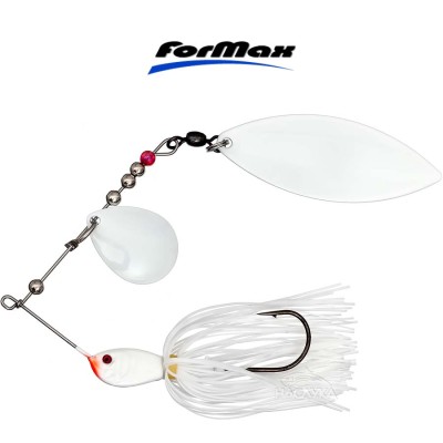 Примамка-спинербайт ForMax Attack Spinnerbait, White