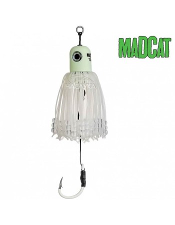 Примамка за сом на кльонк MADCAT Clonk A-Static Teaser, Бяла