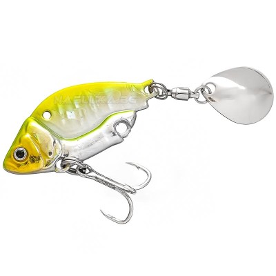 Хибридна примамка цикада-спинер Proberos Vib Lure 12 г, Chart Back