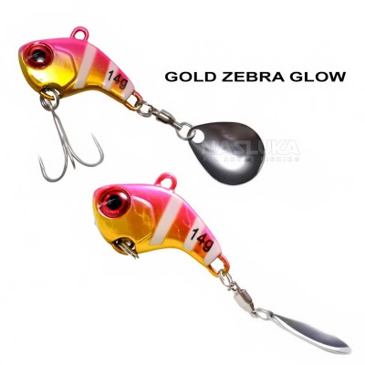 Спинер Ryuji Scorpy Vib, цвят Gold Zebra Glow