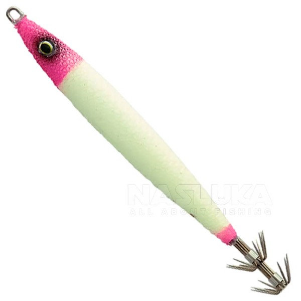 Калмарка Savage Gear Squid Finger 8 см, 35 г, цвят Pink Head — снимка 1
