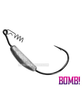 Офсетни куки с винт и утежнение Delphin Bomb Heavy Shank