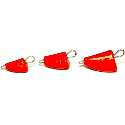 Джиг глави, чебурашки Life Orange Flexy Jig Fish Head, Red