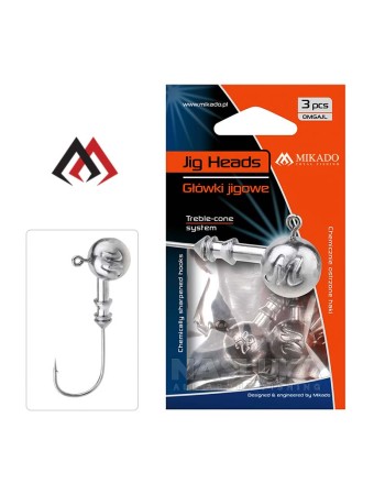 Джиг глави Mikado Aberdeen, 3 бр.