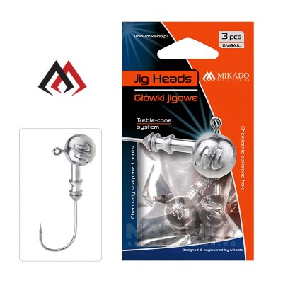 Джиг глави Mikado Aberdeen, 3 бр.