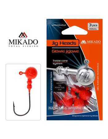 Джиг глави Mikado Jig Heads Aberdeen Orange