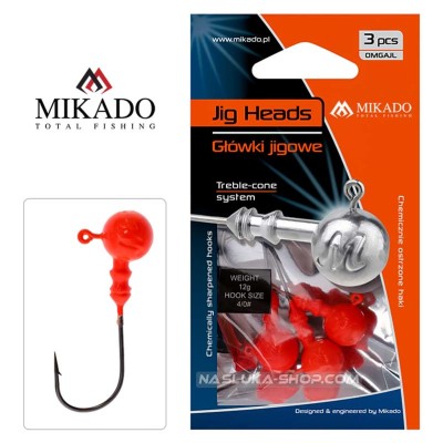 Джиг глави Mikado Jig Heads Aberdeen Orange