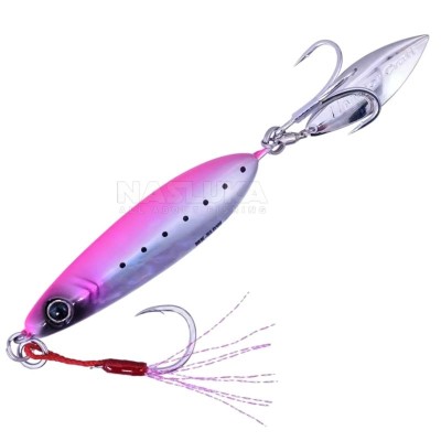 Морски джиг Major Craft Maki Jig Slow, цвят Pink Iwashi UV