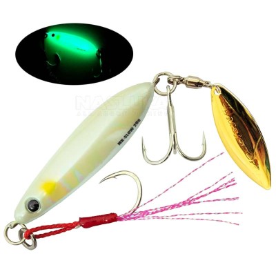 Морски джиг Major Craft Maki Jig Slow, цвят Super Glow