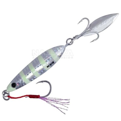 Морски джиг Major Craft Maki Jig Slow, цвят Zebra Glow