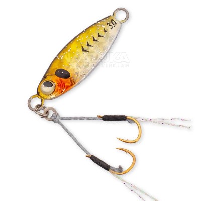 Мини-пилкер Rudie's Super Light Slow Jig 3 г, Gold