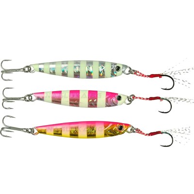 Комплект Пилкери Ryuji Jig King Zebra Mix, 3 бр.