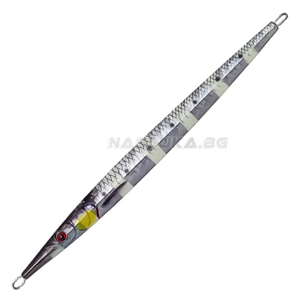 Пилкер-джиг Savage Gear Needle Jig 20 см, 100 г, Zebra PHP — снимка 1
