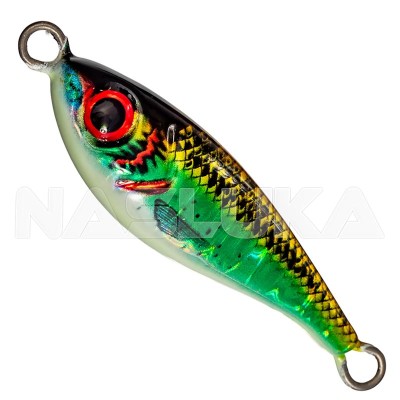 Морски джиг-пилкер Sokudo Real Cast 4.7 см, 30 г, цвят Green