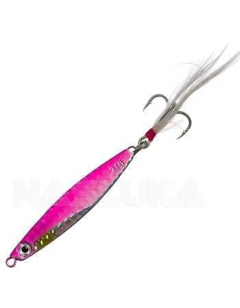 Морски джиг Sokudo Rocket Shore Slow Cast Jig 6.2 см, 21 г, цвят Pink