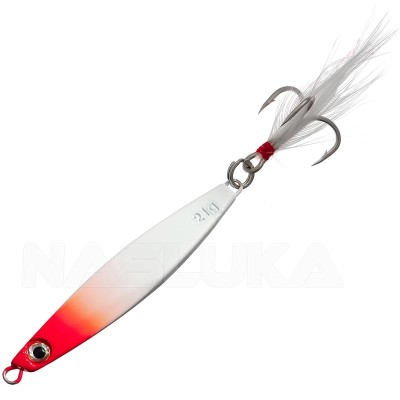 Морски джиг Sokudo Rocket Shore Slow Cast Jig 6.2 см, 21 г, цвят Red Head
