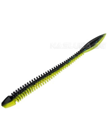 Силиконови примамки Berkley Powerbait Flail Garlic 5 см, 12 бр., цвят Black/Sunshine Yellow