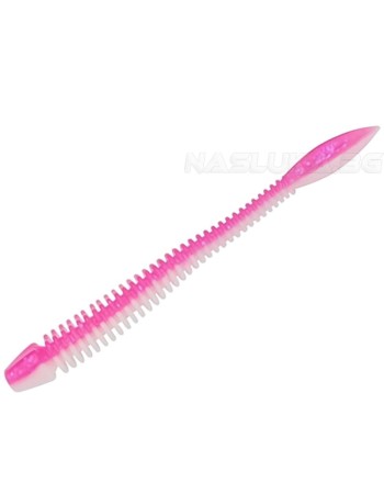 Силиконови примамки Berkley Powerbait Flail Garlic 5 см, 12 бр., цвят Pink/White