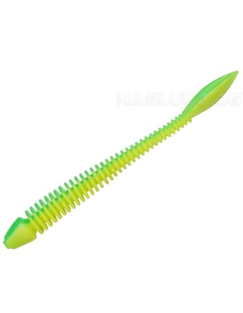 Силиконови примамки Berkley Powerbait Flail Garlic 5 см, 12 бр., цвят Spring Green/Sunshine Yellow