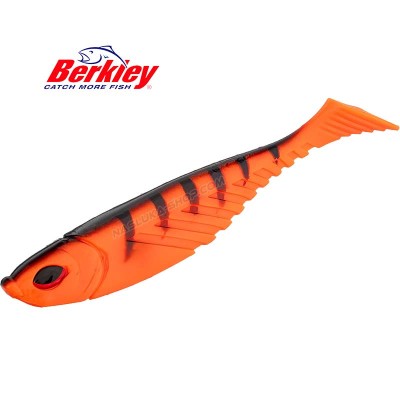 Силиконова примамка за трофейни хищници Berkley Giant Ripple Shad, 16/20 см, Orange Black