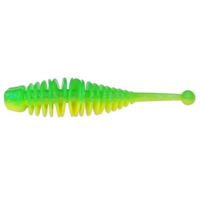 Силиконови примамки Berkley Powerbait Naiad Garlic 5 см, 10 бр., цвят Spring Green/Sunshine Yellow