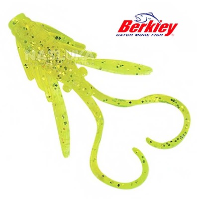 Силиконови примамки Berkley Powerbait Power Nymph 2 см, 12 бр., цвят Chartreuse Silver Fleck