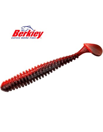 Сет силиконови примамки Berkley Power Swimmer Soft, Dark Red, 7 см, 8 бр.