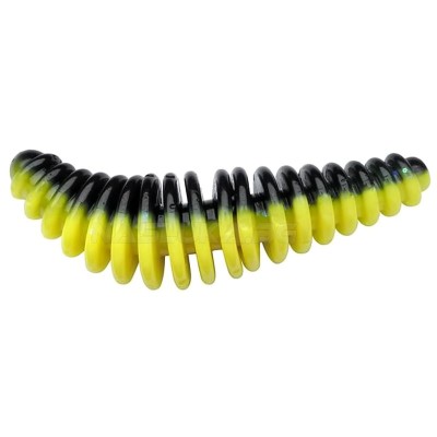 Силиконови примамки Berkley Powerbait Pupa Garlic 4.5 см, 8 бр., цвят Black/Sunshine Yellow