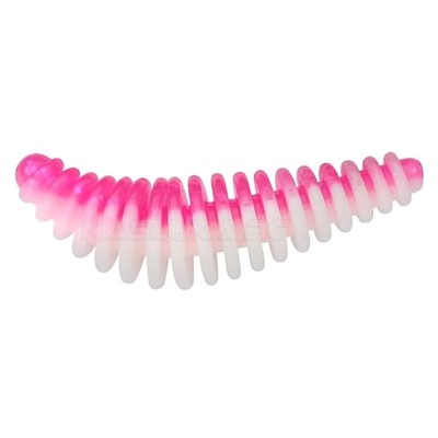 Силиконови примамки Berkley Powerbait Pupa Garlic 3.5 см, 10 бр., цвят Pink/White