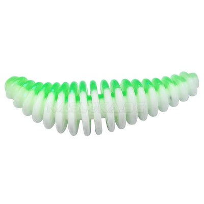 Силиконови примамки Berkley Powerbait Pupa Garlic 4.5 см, 8 бр., цвят Spring Green/White