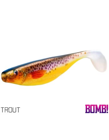 Силиконови шадове Delphin Bomb! Hypno, 2 бр. 17 см, 3D Trout