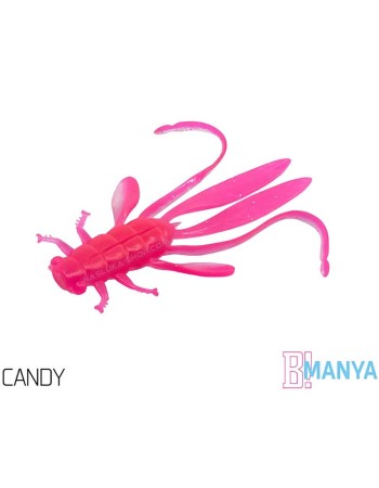Силиконови ароматизирани нимфи Delphin Manya UVs 10.5 см, UV Candy, 5 бр.