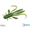 Силиконови ароматизирани нимфи Delphin Manya UVs 10.5 см, UV Frogs, 5 бр.