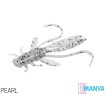 Силиконови ароматизирани нимфи Delphin Manya UVs 10.5 см, UV Pearl, 5 бр.