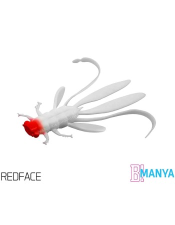 Силиконови ароматизирани нимфи Delphin Manya UVs 10.5 см, UV RedFace, 5 бр.