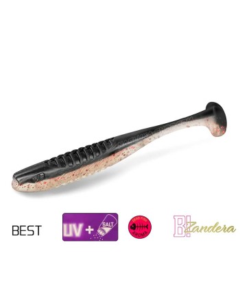 Силиконови примамки Delphin Zandera UVs, 5 бр., цвят Best